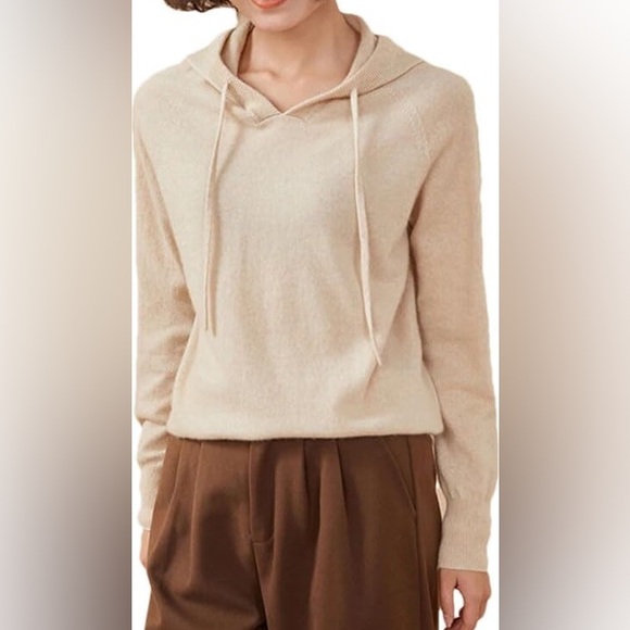 J.Crew brushed cashmere pullover hoodie Size XS - Picture 1 of 15